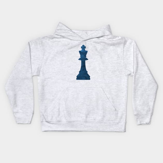 Chess King Kids Hoodie by TheJollyMarten